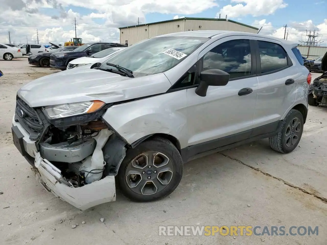 1 fotografías del automóvil dañado MAJ3S2FE3KC268909 FORD ECOSPORT 2019