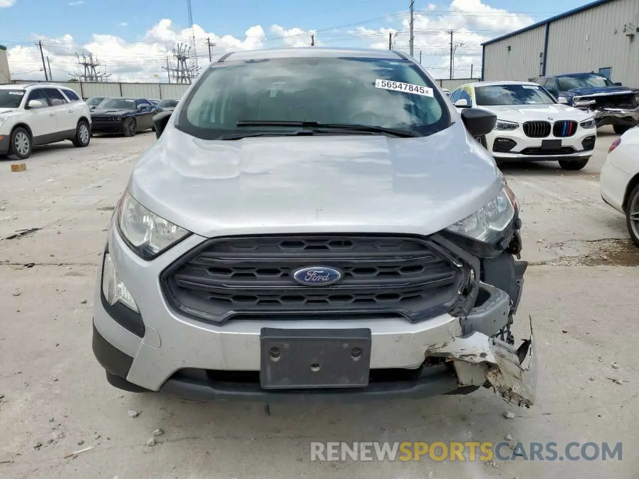 5 fotografías del automóvil dañado MAJ3S2FE3KC268909 FORD ECOSPORT 2019