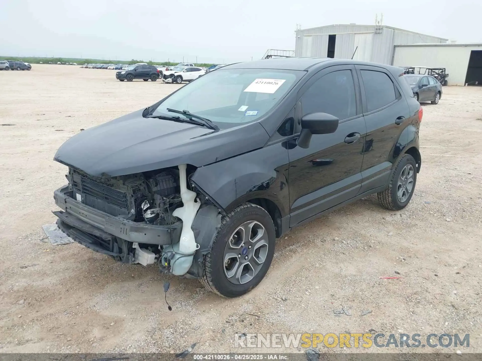 2 fotografías del automóvil dañado MAJ3S2FE4KC288862 FORD ECOSPORT 2019