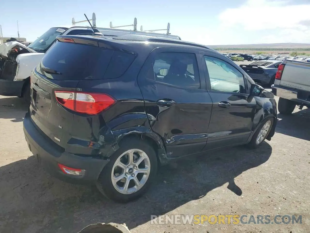 3 fotografías del automóvil dañado MAJ3S2GE0KC261589 FORD ECOSPORT 2019