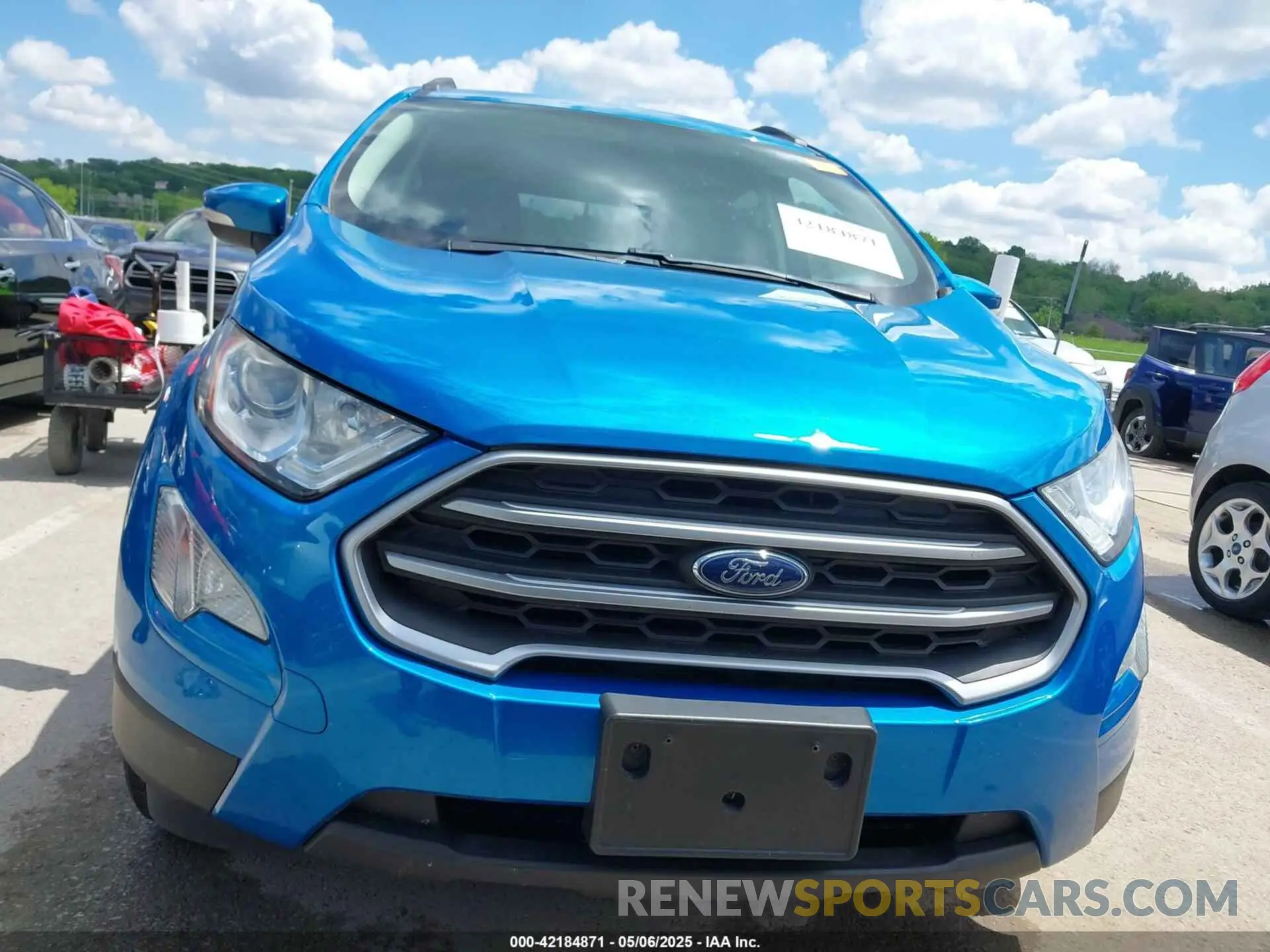 12 fotografías del automóvil dañado MAJ3S2GE0KC269191 FORD ECOSPORT 2019