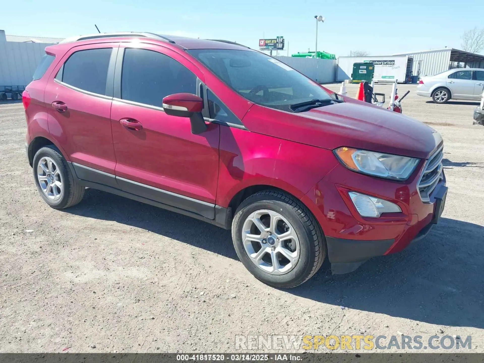 1 fotografías del automóvil dañado MAJ3S2GE0KC294060 FORD ECOSPORT 2019
