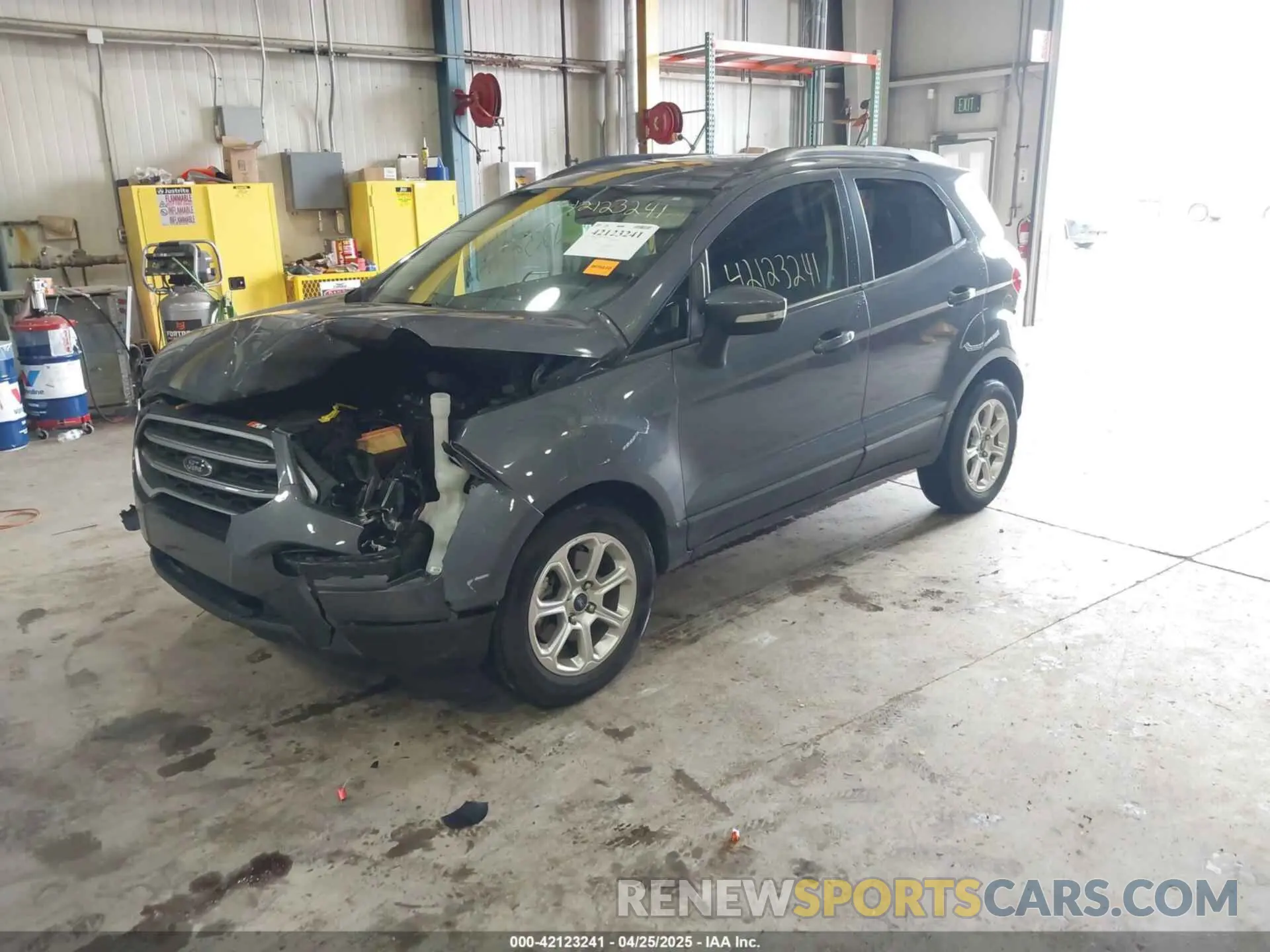 2 fotografías del automóvil dañado MAJ3S2GE0KC303128 FORD ECOSPORT 2019