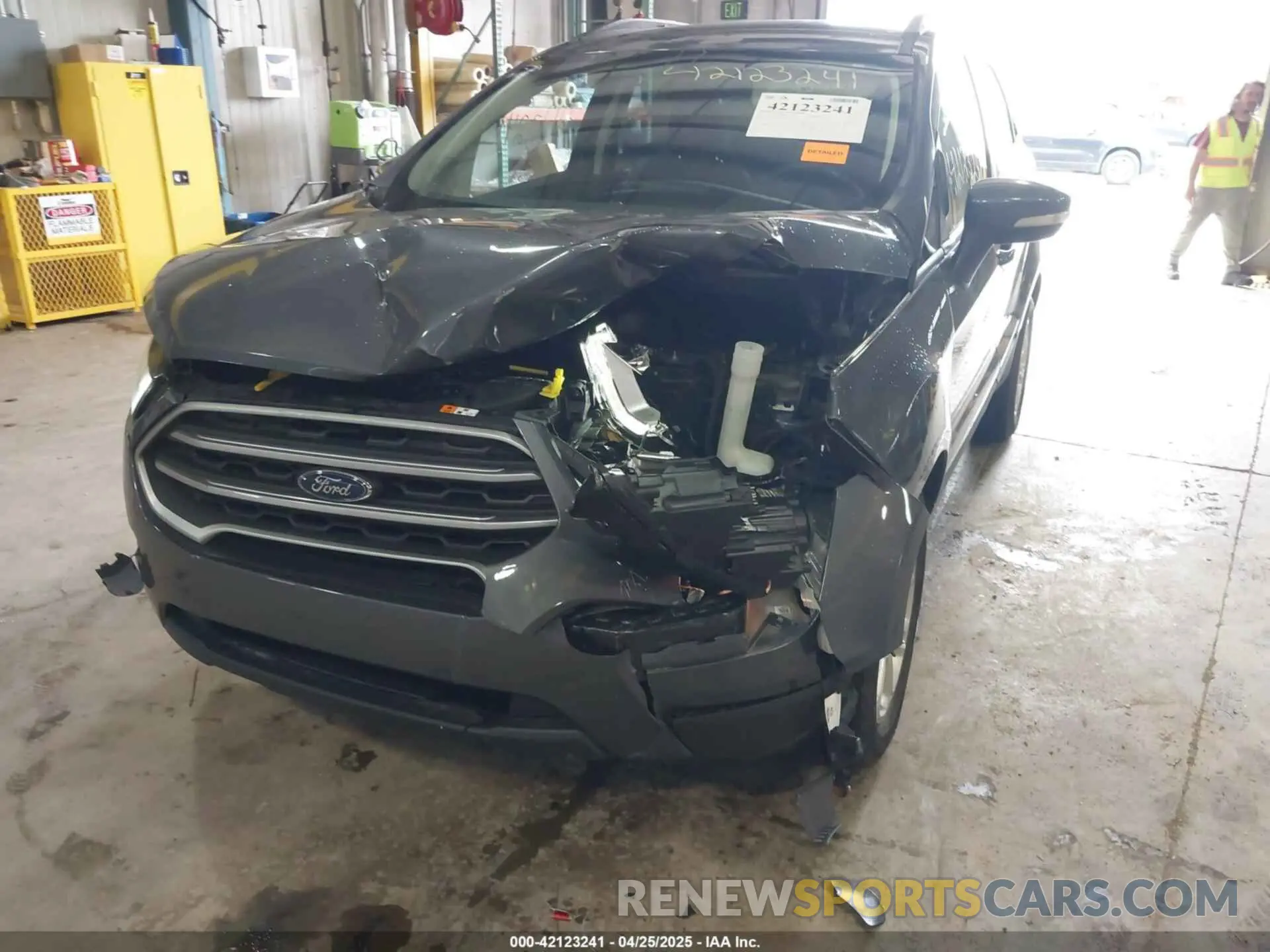 6 fotografías del automóvil dañado MAJ3S2GE0KC303128 FORD ECOSPORT 2019