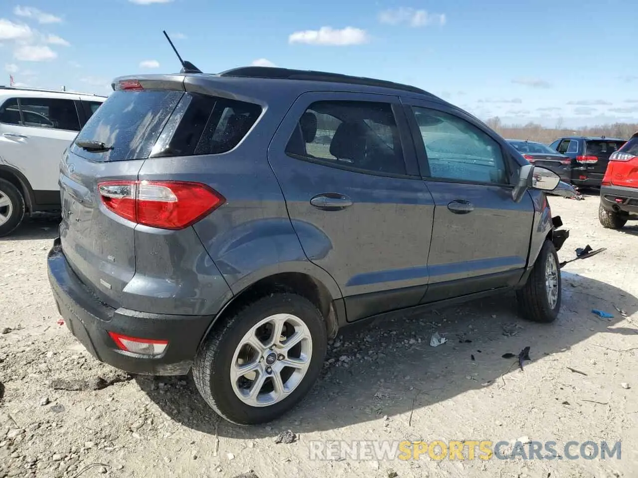 3 fotografías del automóvil dañado MAJ3S2GE1KC284928 FORD ECOSPORT 2019