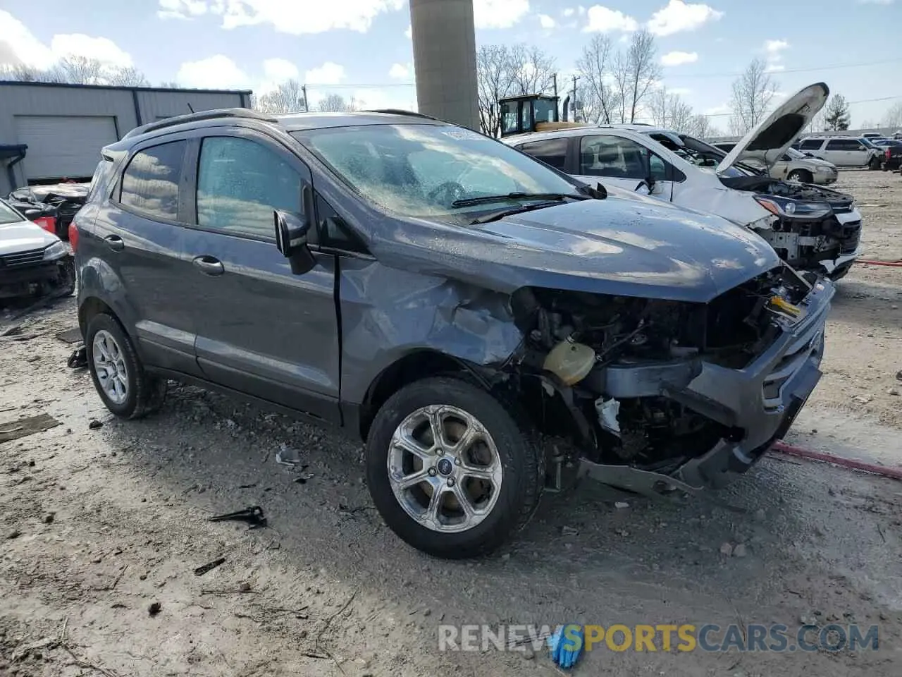 4 fotografías del automóvil dañado MAJ3S2GE1KC284928 FORD ECOSPORT 2019