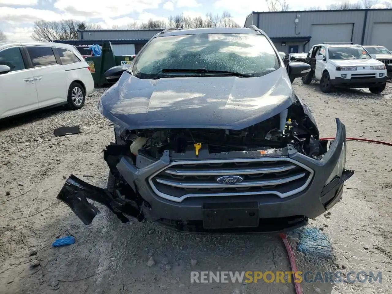 5 fotografías del automóvil dañado MAJ3S2GE1KC284928 FORD ECOSPORT 2019