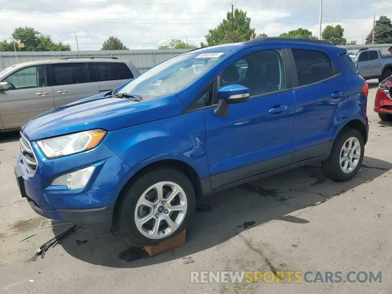 1 fotografías del automóvil dañado MAJ3S2GE1KC307947 FORD ECOSPORT 2019