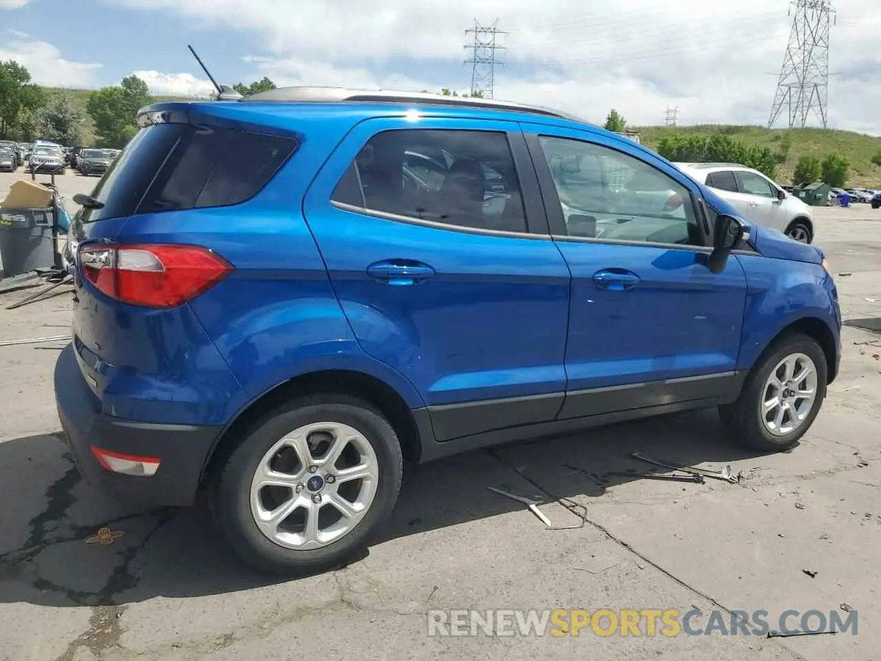 3 fotografías del automóvil dañado MAJ3S2GE1KC307947 FORD ECOSPORT 2019