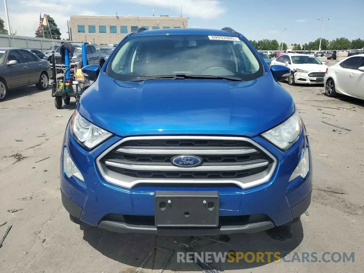 5 fotografías del automóvil dañado MAJ3S2GE1KC307947 FORD ECOSPORT 2019