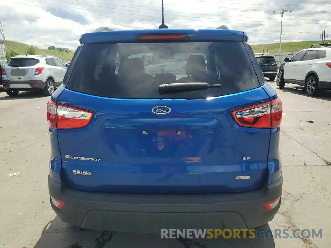 7 fotografías del automóvil dañado MAJ3S2GE1KC307947 FORD ECOSPORT 2019