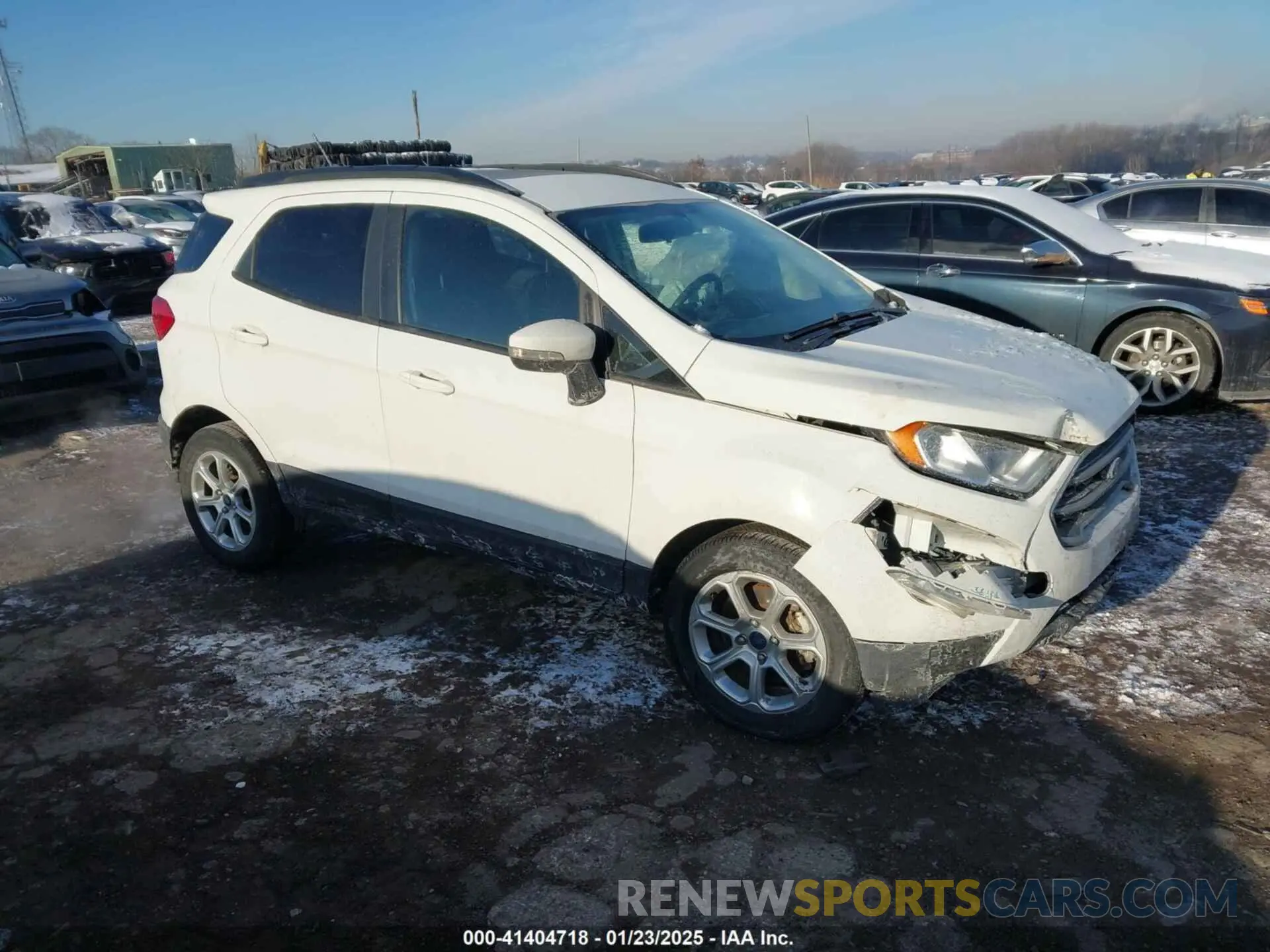 1 fotografías del automóvil dañado MAJ3S2GE2KC257737 FORD ECOSPORT 2019