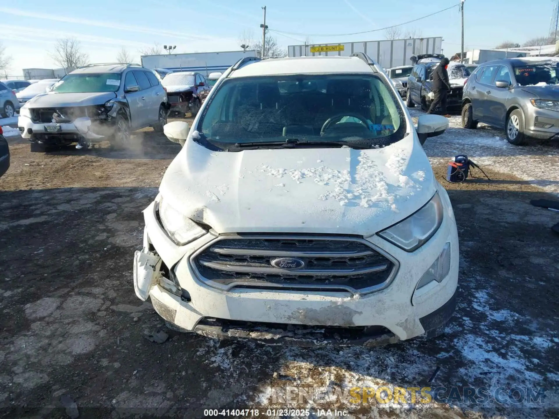 13 fotografías del automóvil dañado MAJ3S2GE2KC257737 FORD ECOSPORT 2019