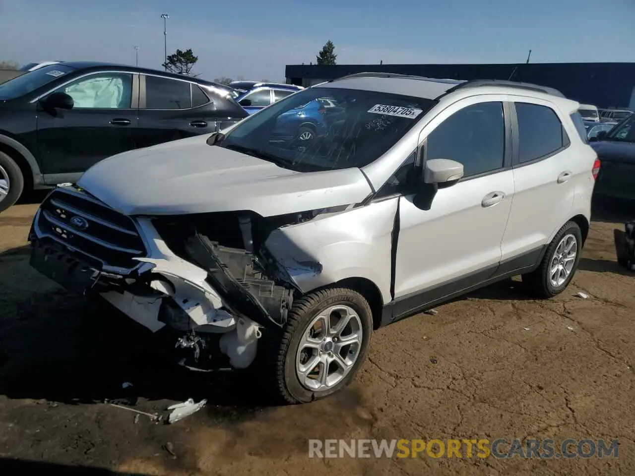 1 fotografías del automóvil dañado MAJ3S2GE2KC258435 FORD ECOSPORT 2019