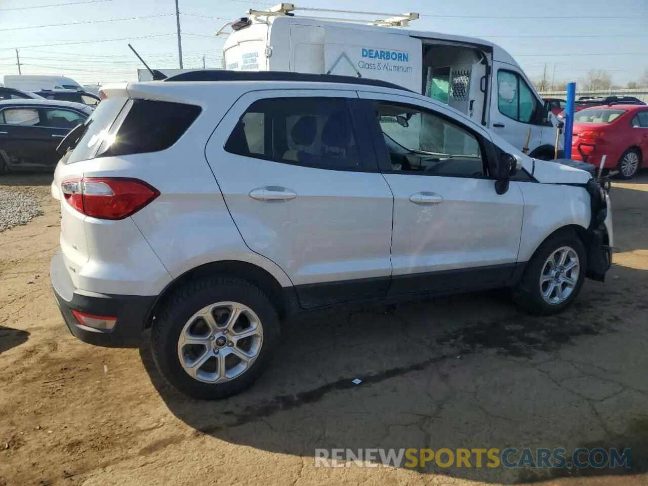 3 fotografías del automóvil dañado MAJ3S2GE2KC258435 FORD ECOSPORT 2019