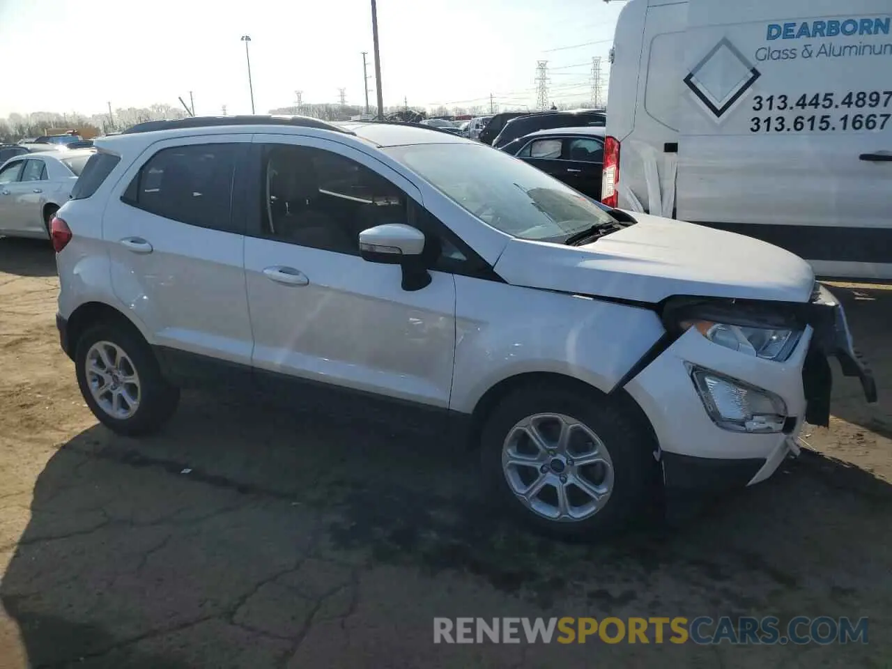 4 fotografías del automóvil dañado MAJ3S2GE2KC258435 FORD ECOSPORT 2019