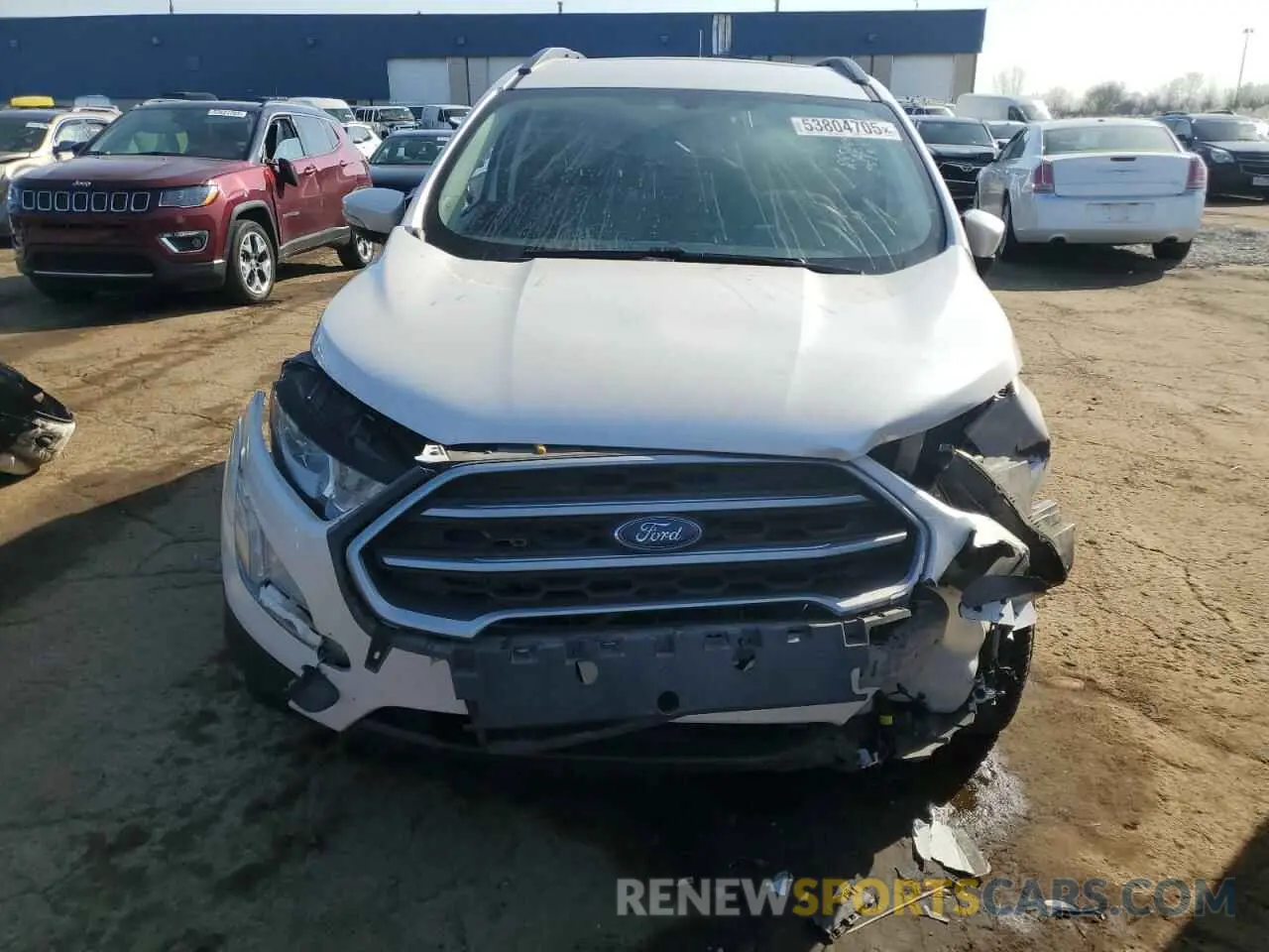 5 fotografías del automóvil dañado MAJ3S2GE2KC258435 FORD ECOSPORT 2019