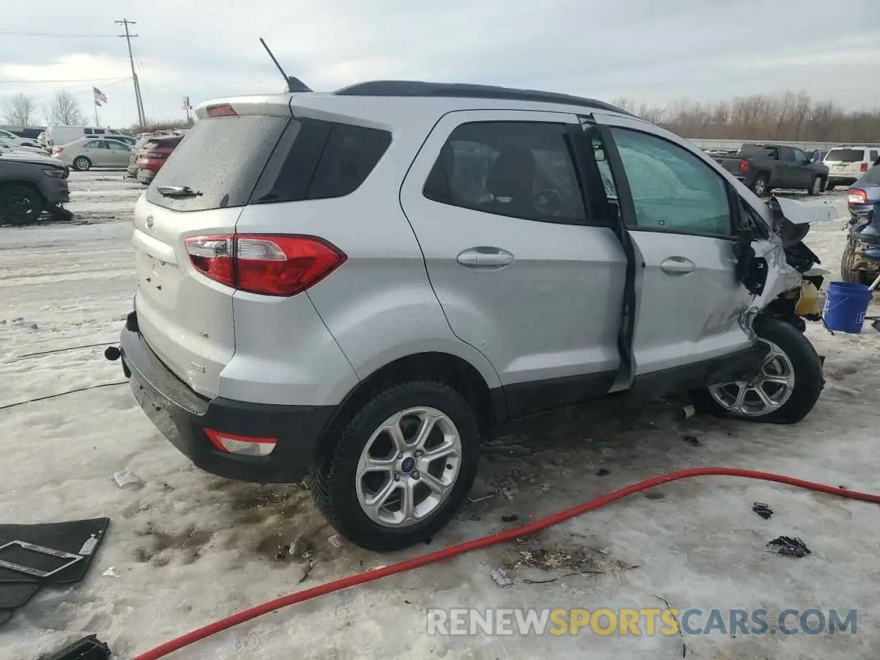 3 fotografías del automóvil dañado MAJ3S2GE2KC272352 FORD ECOSPORT 2019