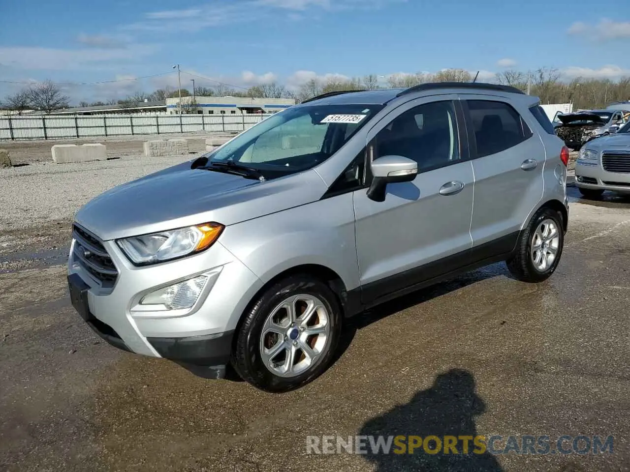1 fotografías del automóvil dañado MAJ3S2GE2KC277311 FORD ECOSPORT 2019
