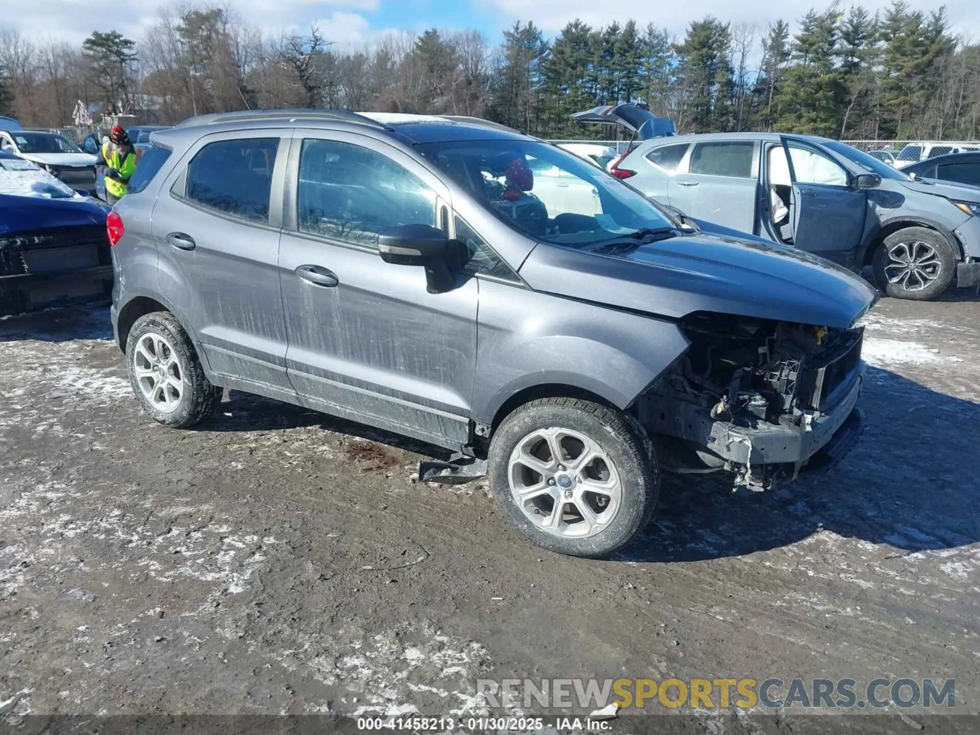 1 fotografías del automóvil dañado MAJ3S2GE2KC284744 FORD ECOSPORT 2019