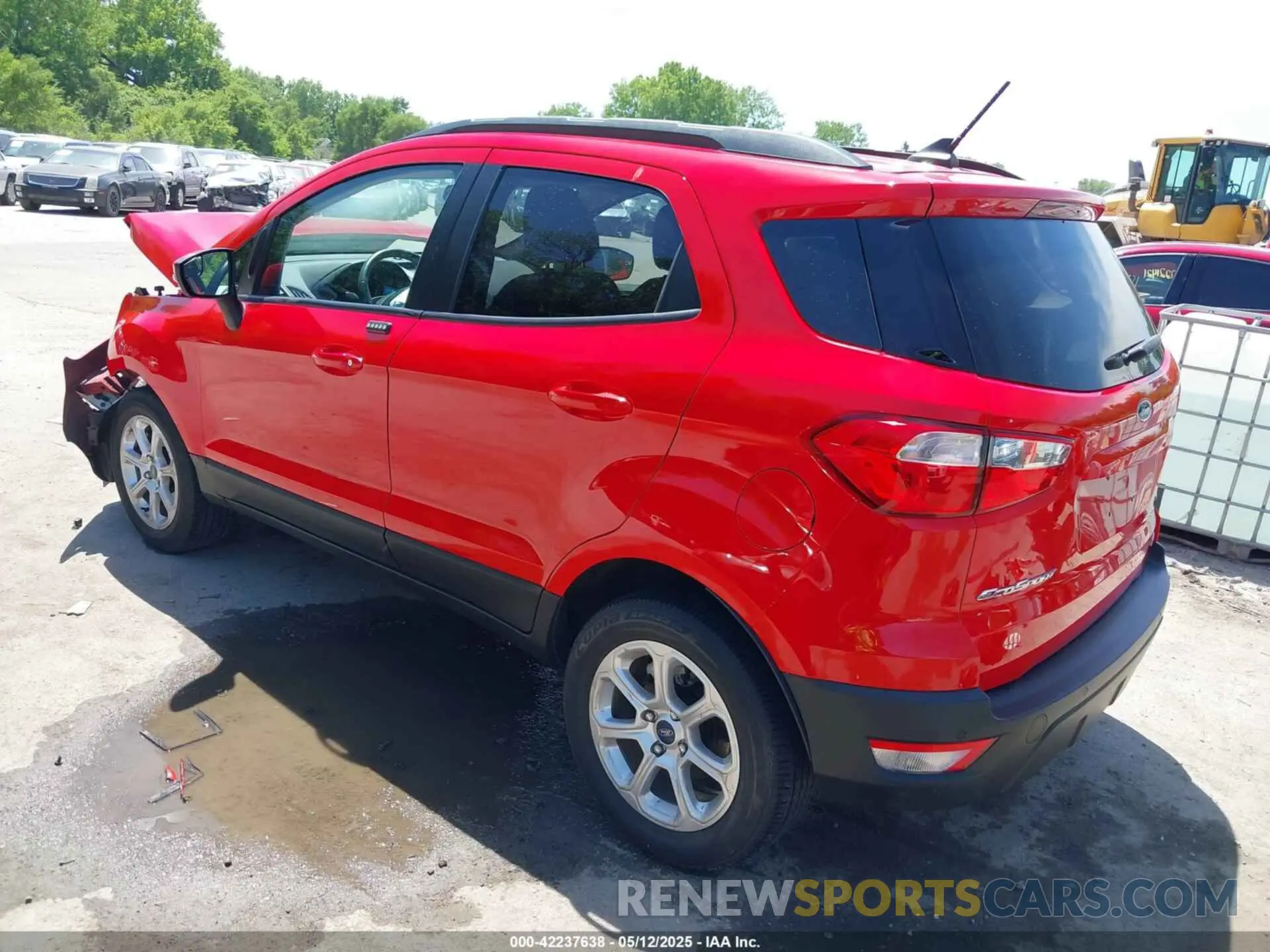 3 fotografías del automóvil dañado MAJ3S2GE2KC304409 FORD ECOSPORT 2019