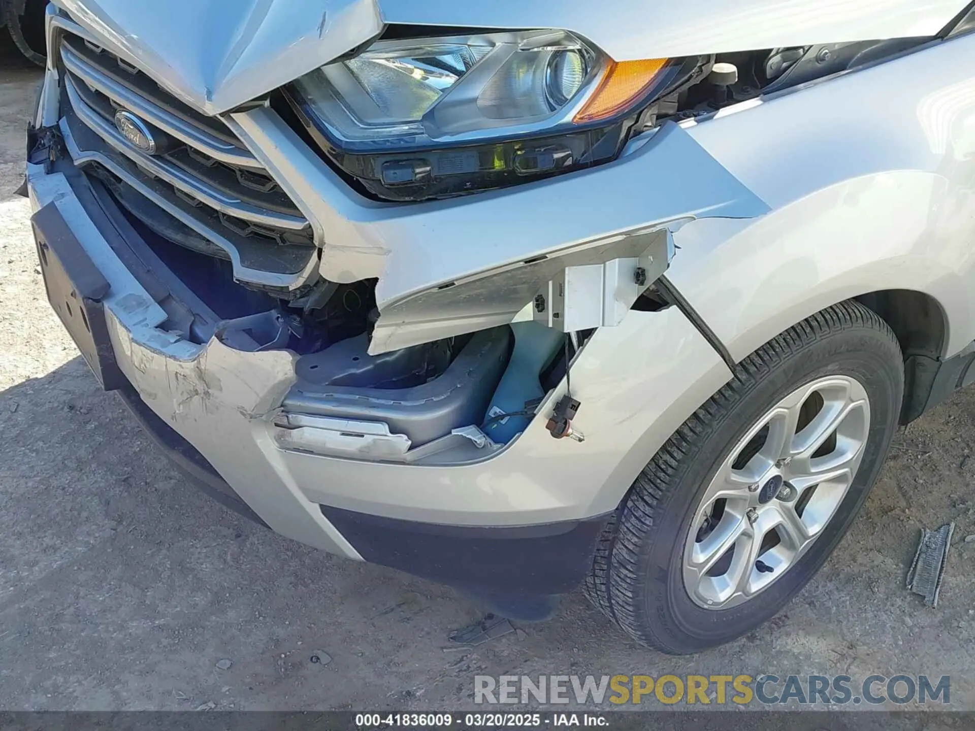 6 fotografías del automóvil dañado MAJ3S2GE3KC269072 FORD ECOSPORT 2019
