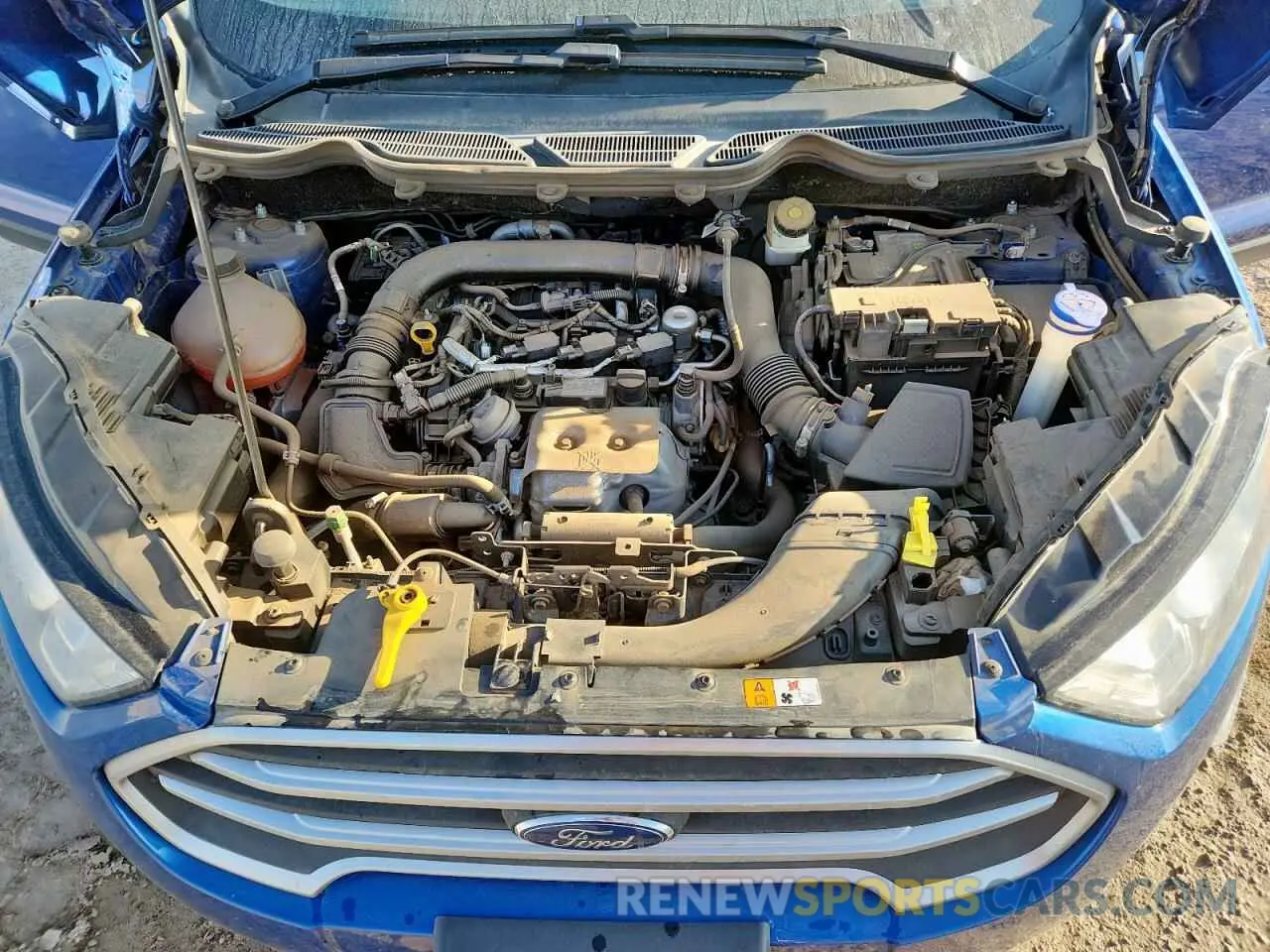 11 fotografías del automóvil dañado MAJ3S2GE3KC280525 FORD ECOSPORT 2019