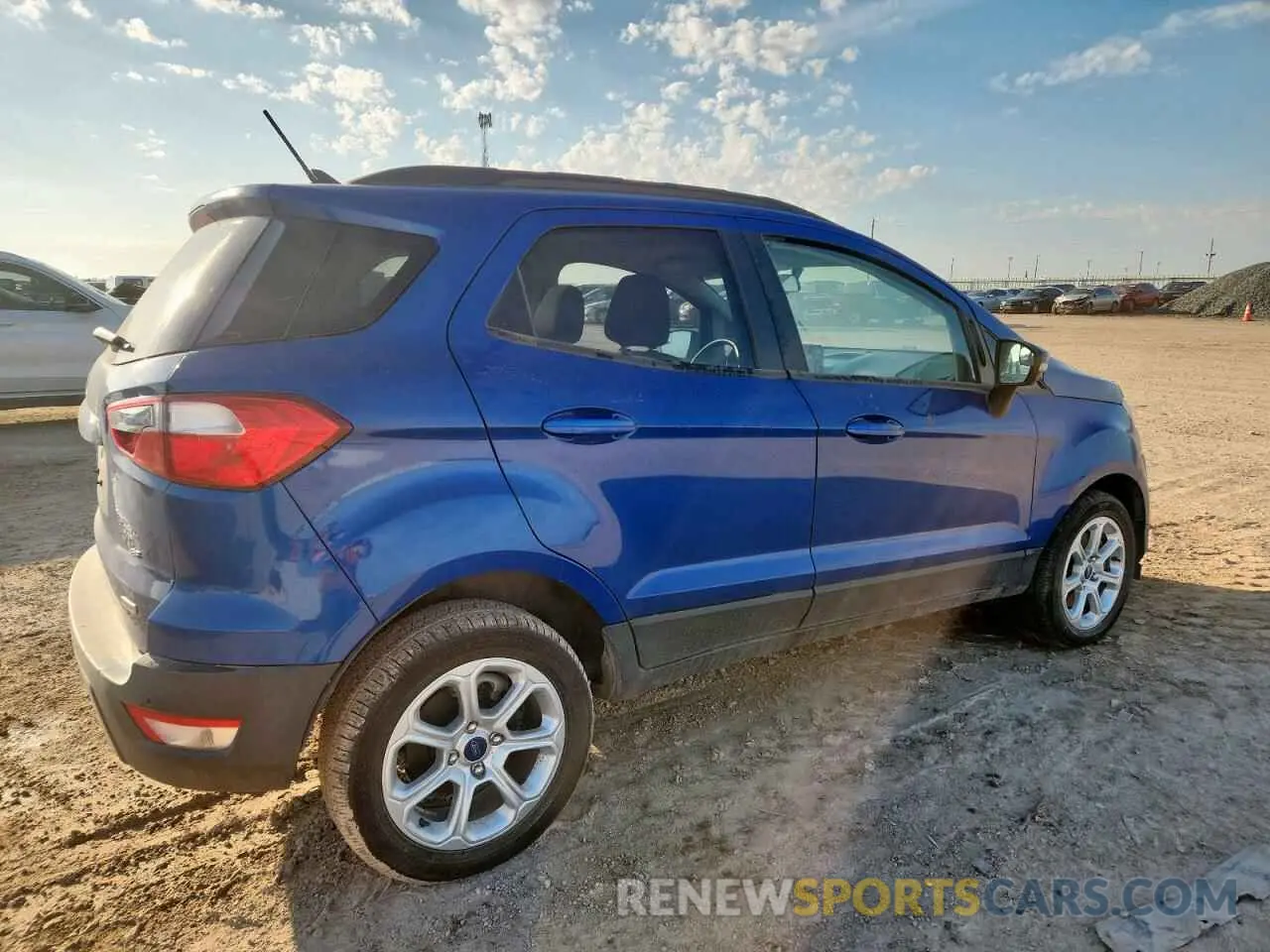 3 fotografías del automóvil dañado MAJ3S2GE3KC280525 FORD ECOSPORT 2019