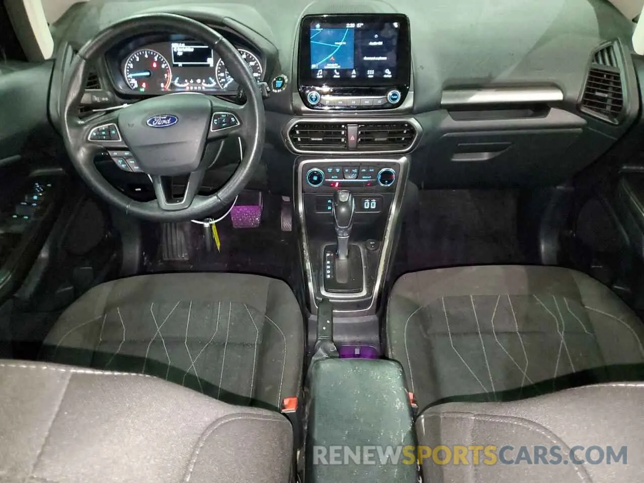 8 fotografías del automóvil dañado MAJ3S2GE3KC294120 FORD ECOSPORT 2019