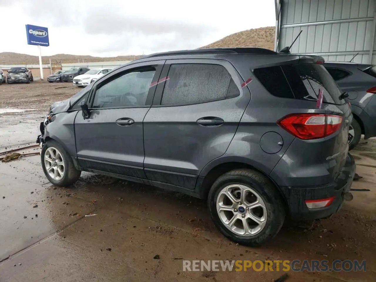 2 fotografías del automóvil dañado MAJ3S2GE3KC304256 FORD ECOSPORT 2019
