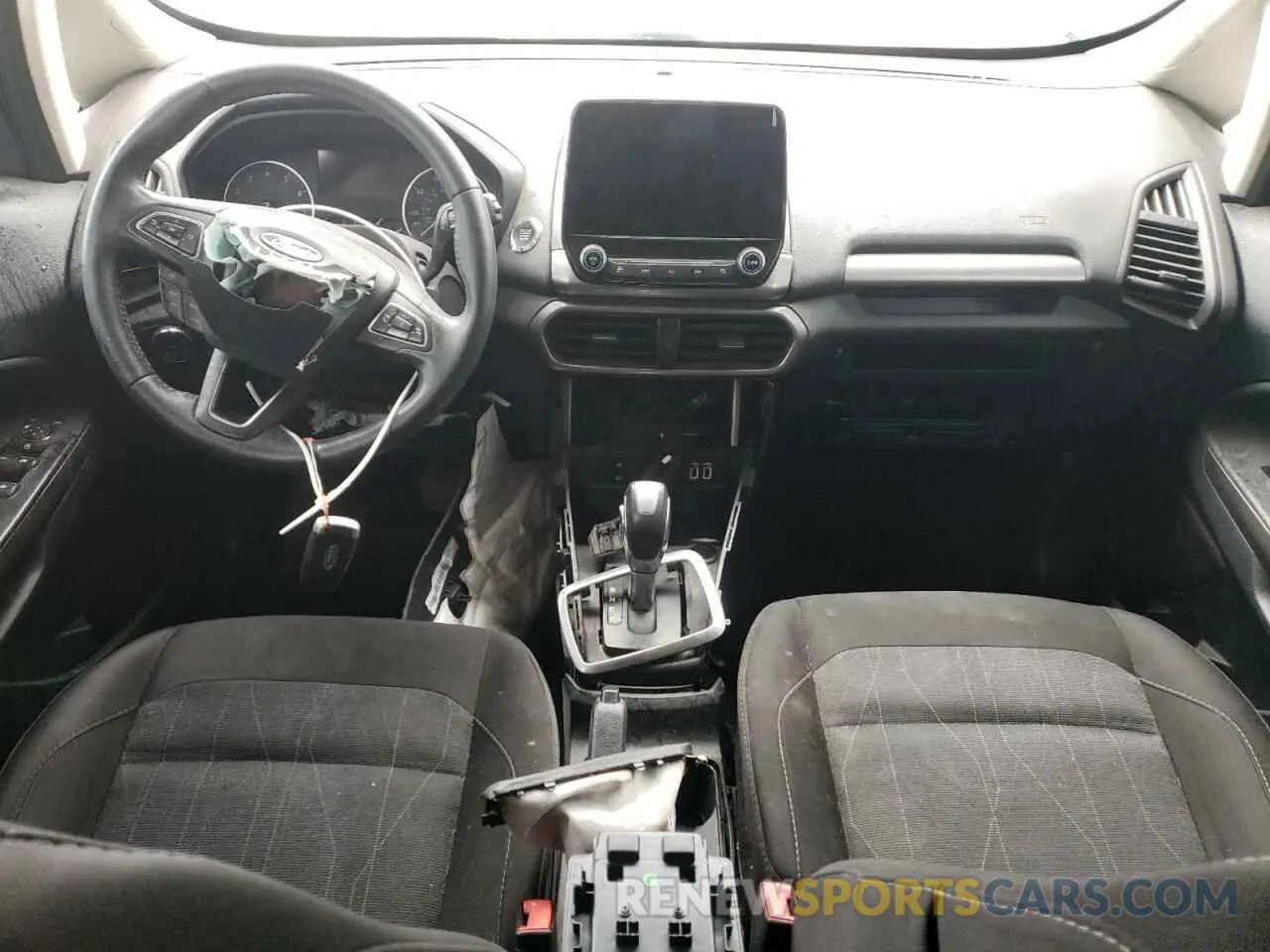 8 fotografías del automóvil dañado MAJ3S2GE3KC304256 FORD ECOSPORT 2019