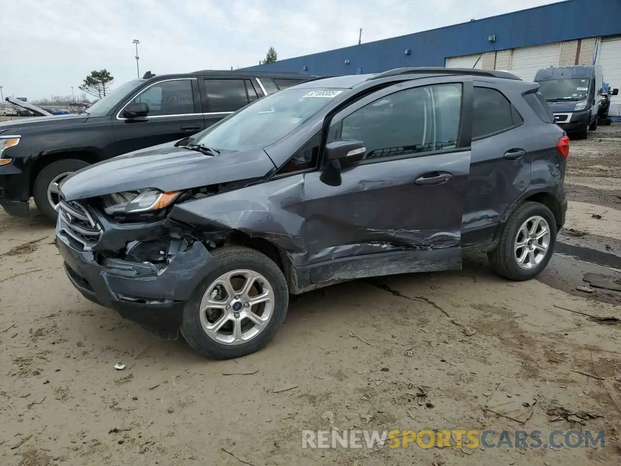 1 fotografías del automóvil dañado MAJ3S2GE4KC271607 FORD ECOSPORT 2019
