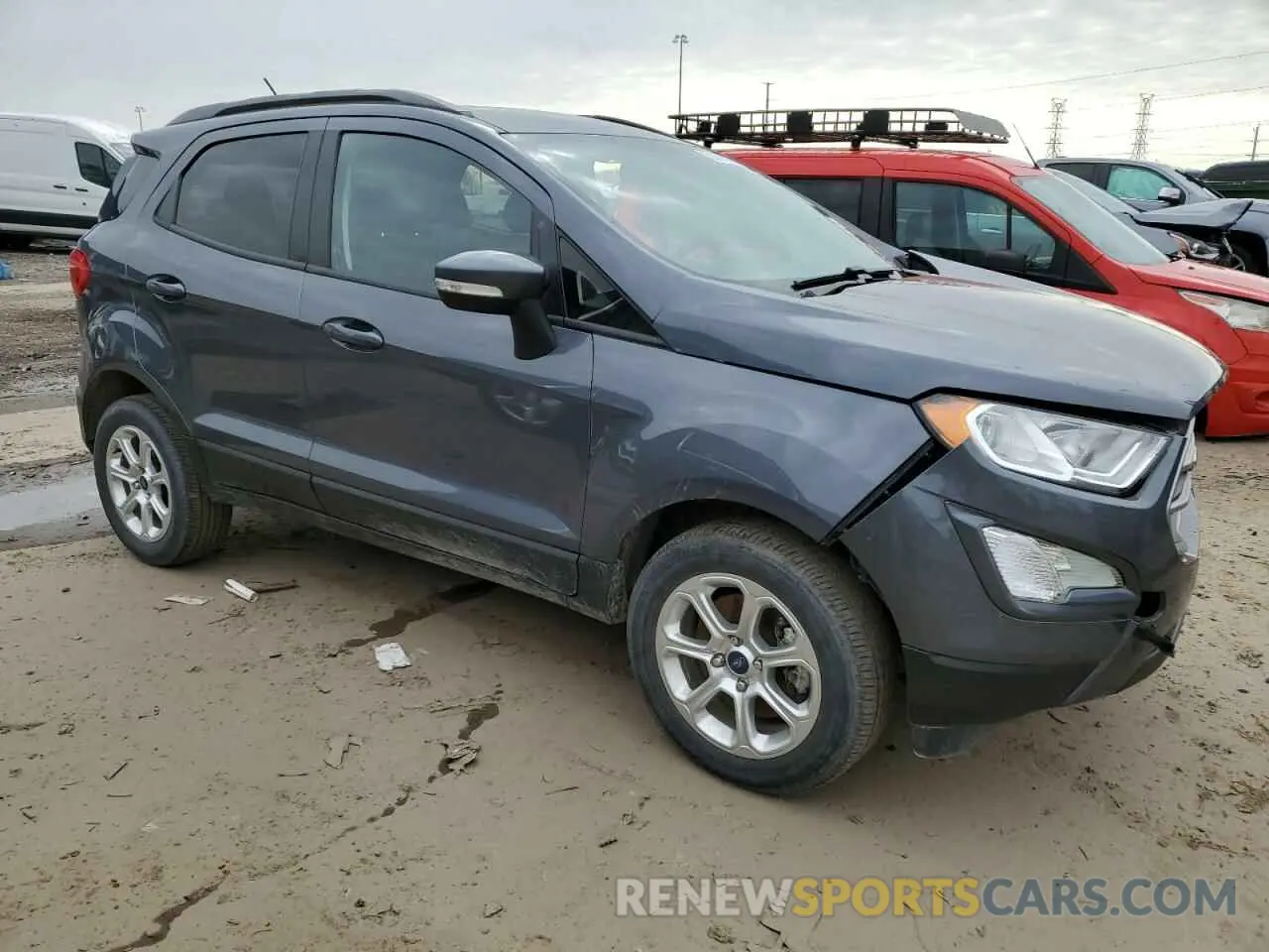 4 fotografías del automóvil dañado MAJ3S2GE4KC271607 FORD ECOSPORT 2019