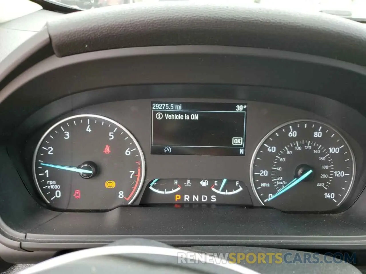 9 fotografías del automóvil dañado MAJ3S2GE4KC271607 FORD ECOSPORT 2019