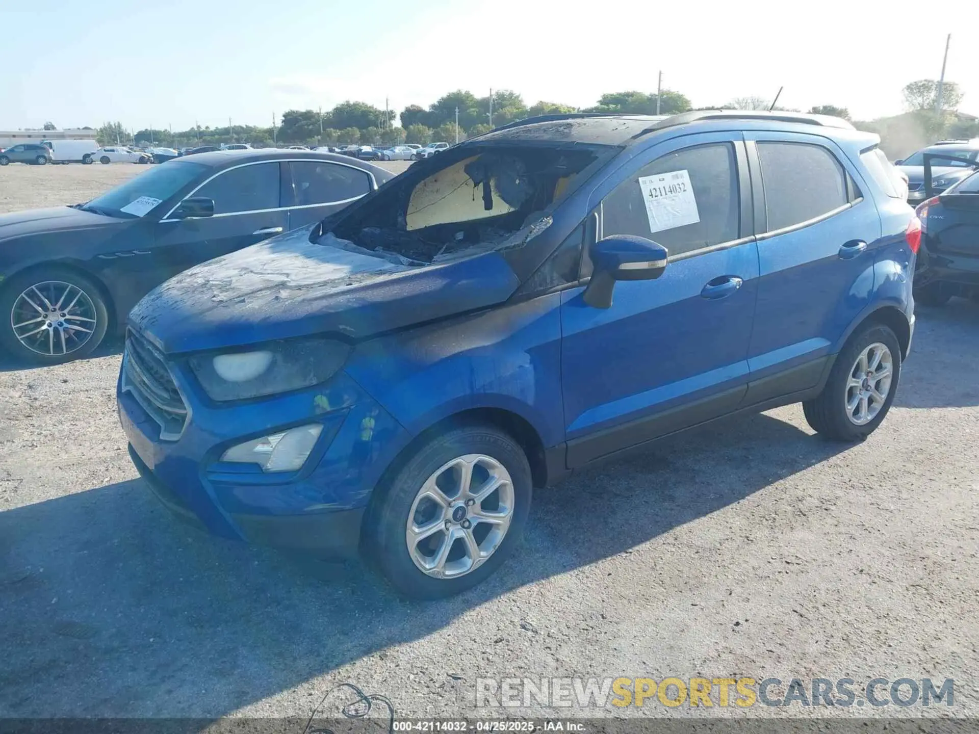 2 fotografías del automóvil dañado MAJ3S2GE4KC297916 FORD ECOSPORT 2019