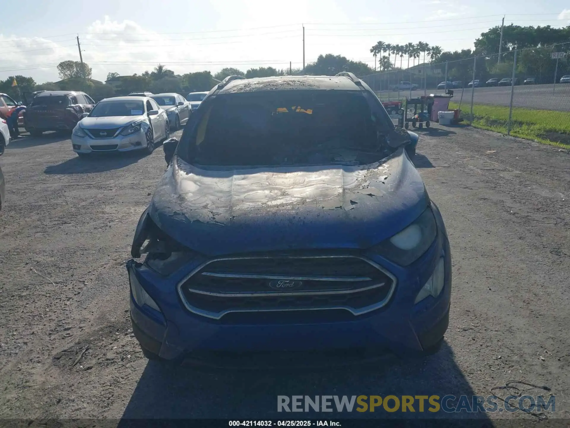 6 fotografías del automóvil dañado MAJ3S2GE4KC297916 FORD ECOSPORT 2019