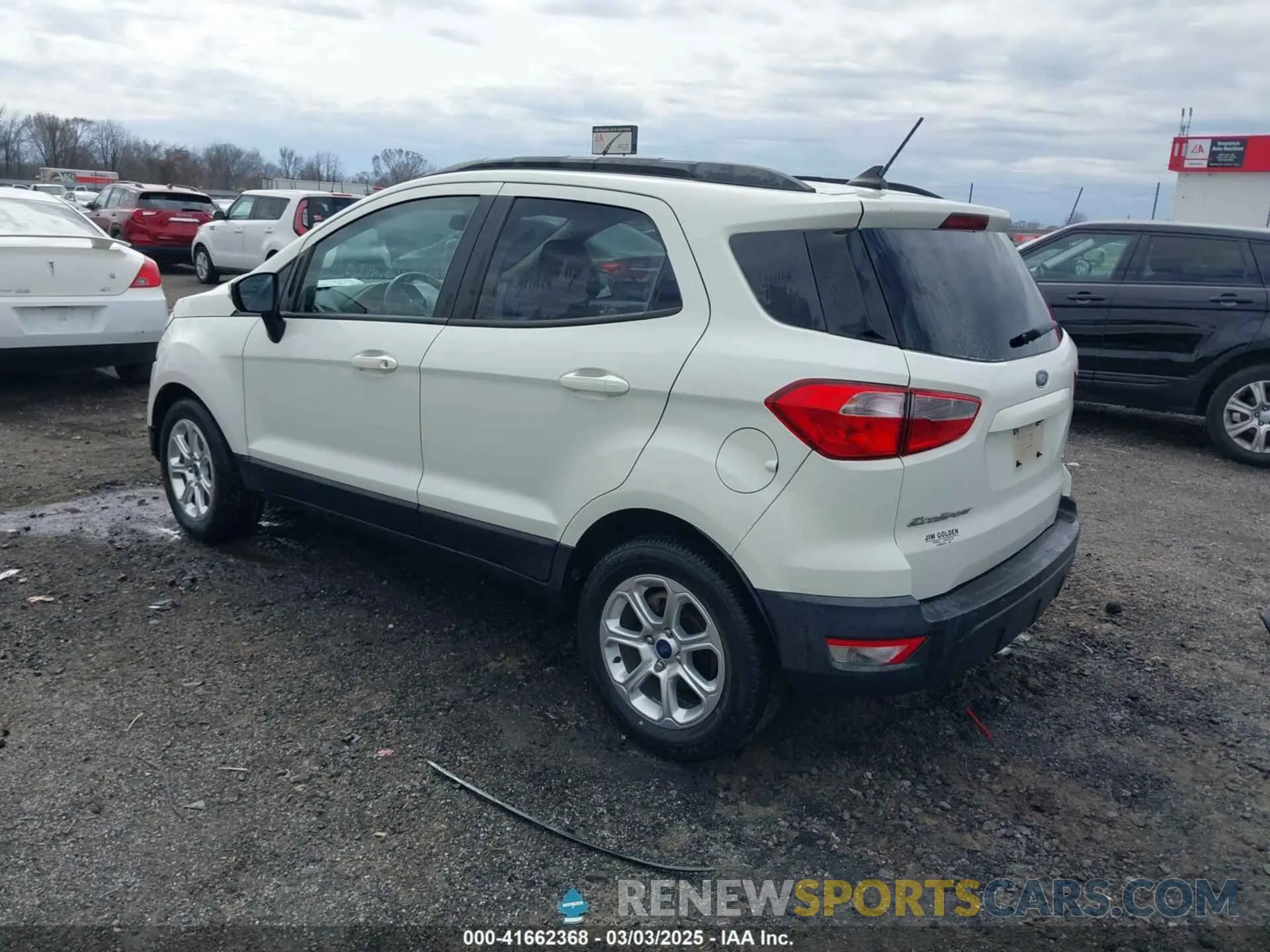 3 fotografías del automóvil dañado MAJ3S2GE5KC303920 FORD ECOSPORT 2019