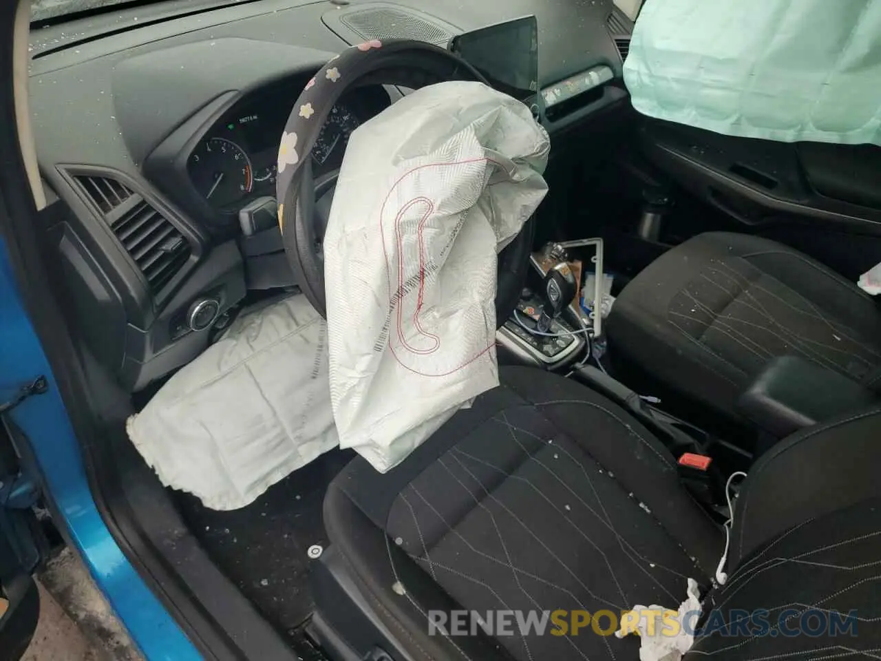 8 fotografías del automóvil dañado MAJ3S2GE6KC263556 FORD ECOSPORT 2019
