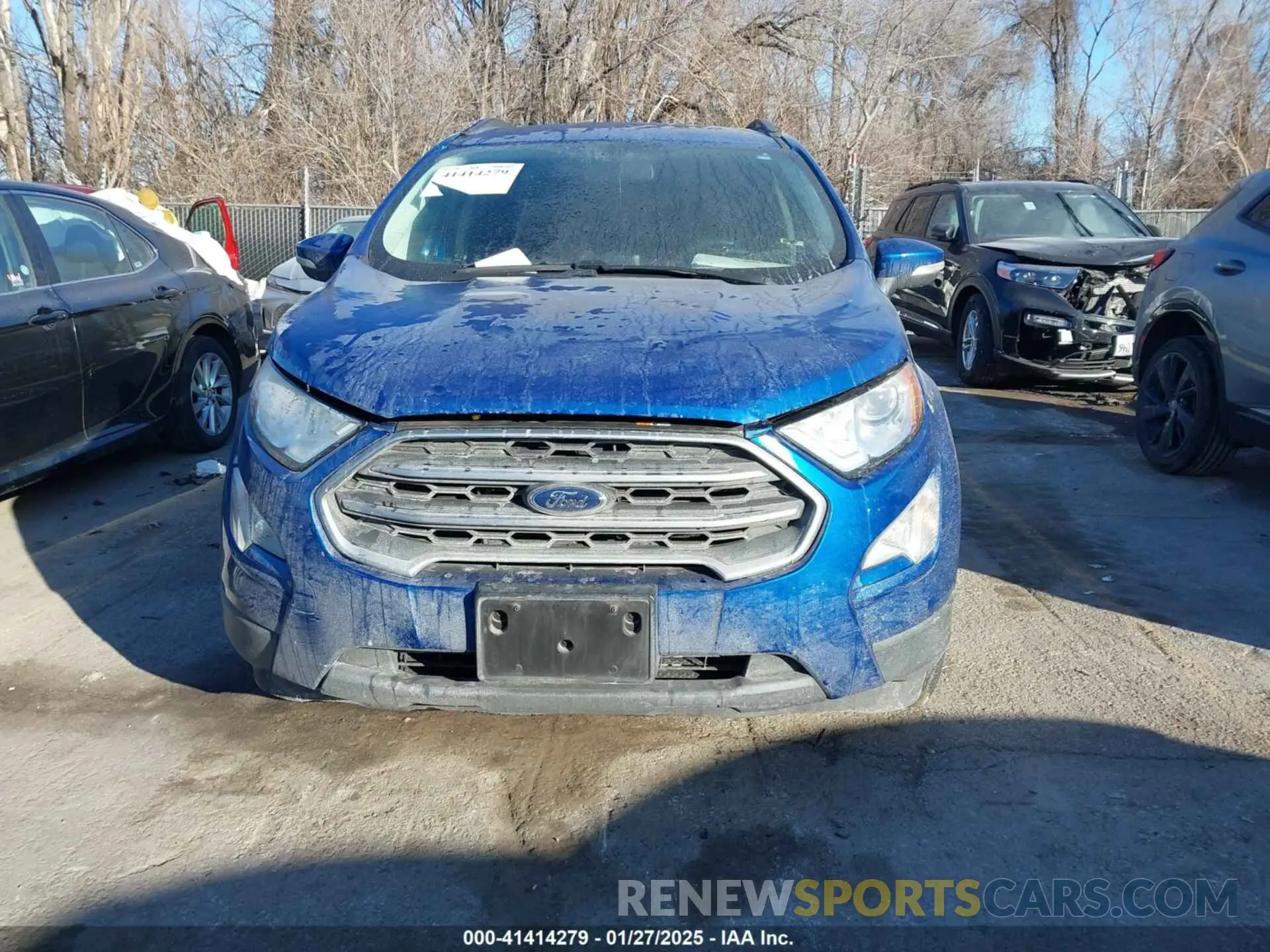 12 fotografías del automóvil dañado MAJ3S2GE6KC274119 FORD ECOSPORT 2019