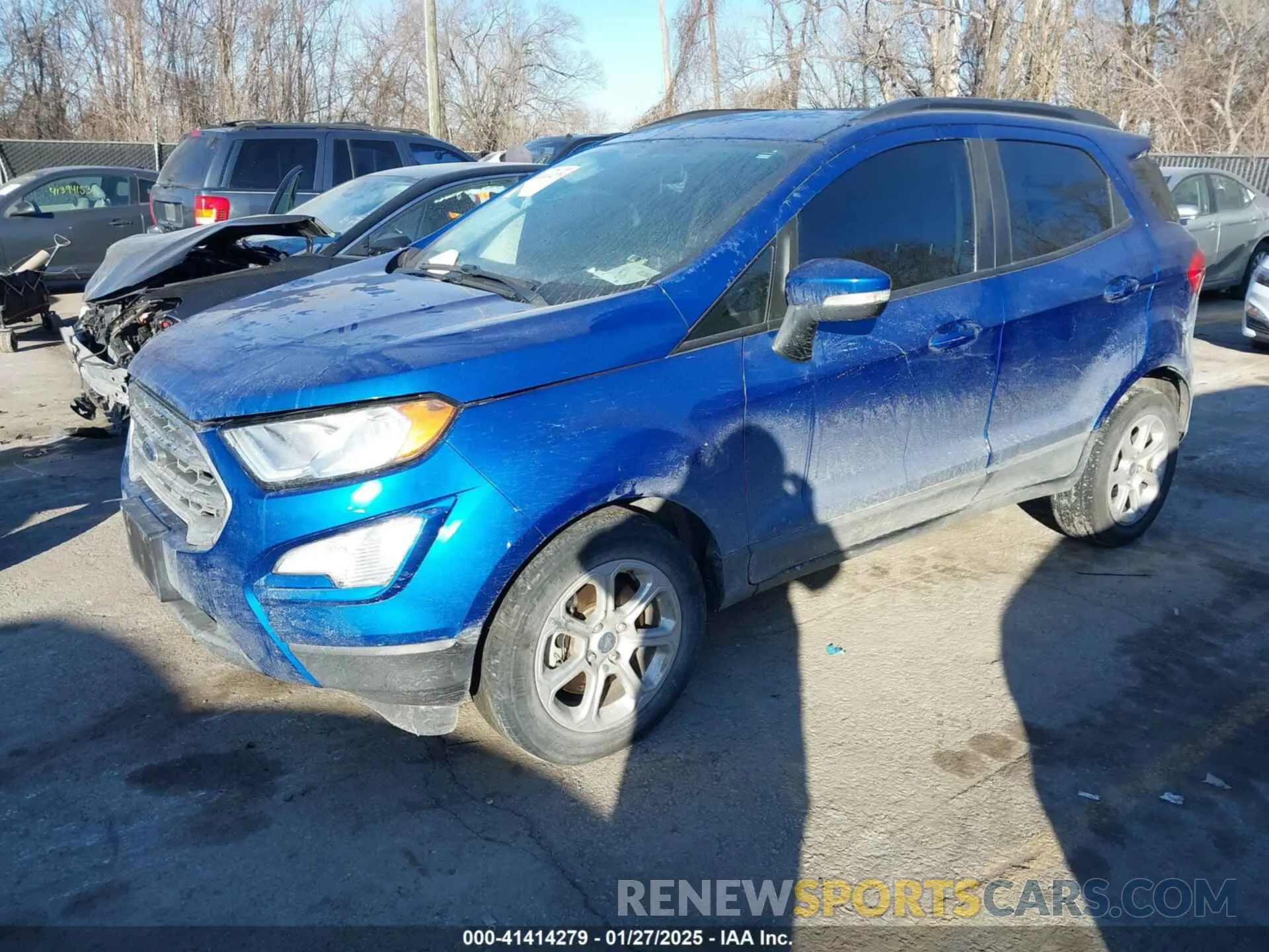2 fotografías del automóvil dañado MAJ3S2GE6KC274119 FORD ECOSPORT 2019