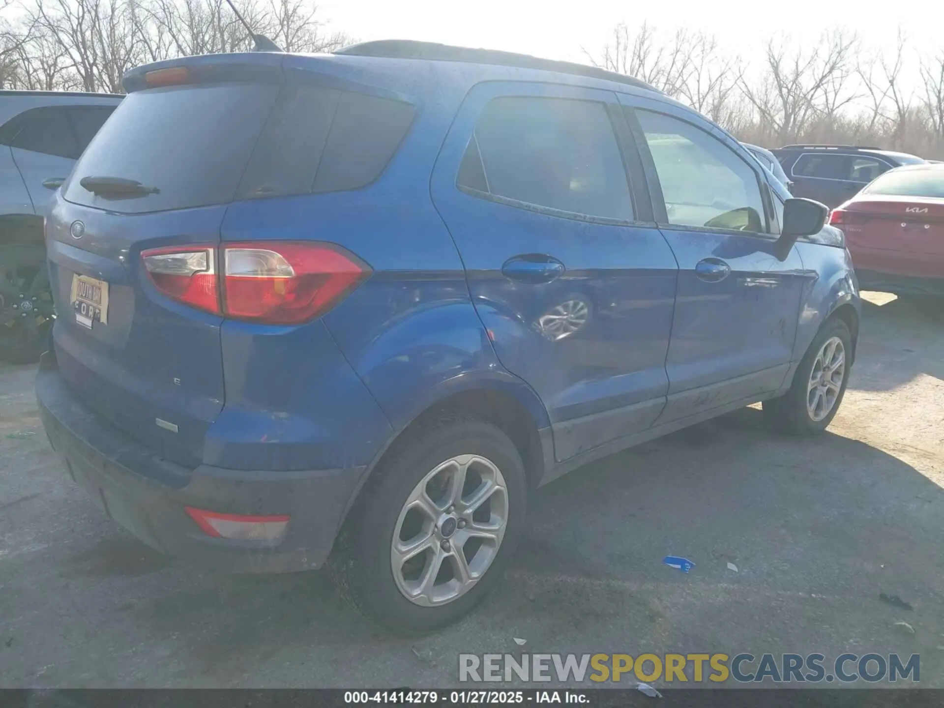 4 fotografías del automóvil dañado MAJ3S2GE6KC274119 FORD ECOSPORT 2019