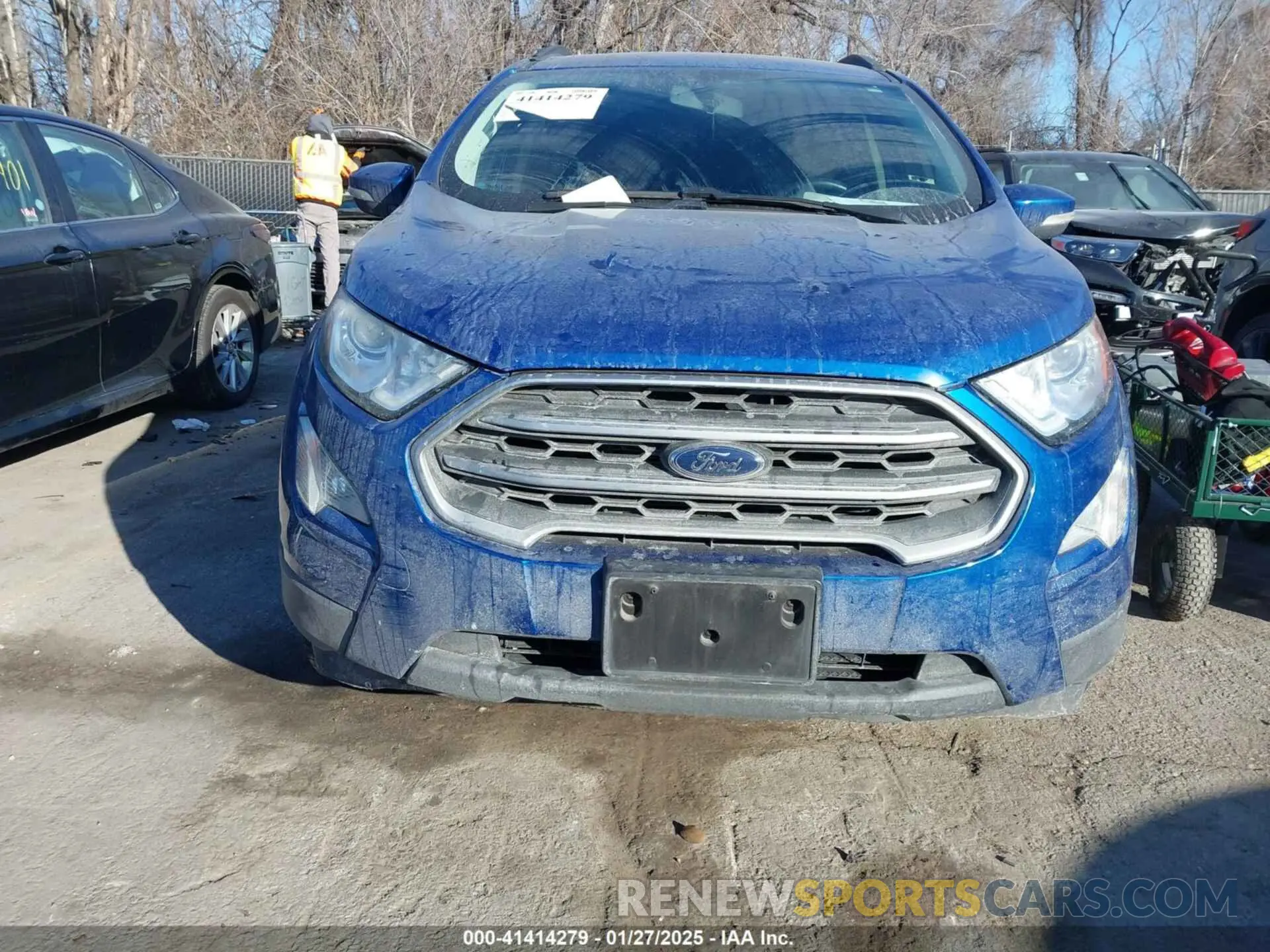 6 fotografías del automóvil dañado MAJ3S2GE6KC274119 FORD ECOSPORT 2019