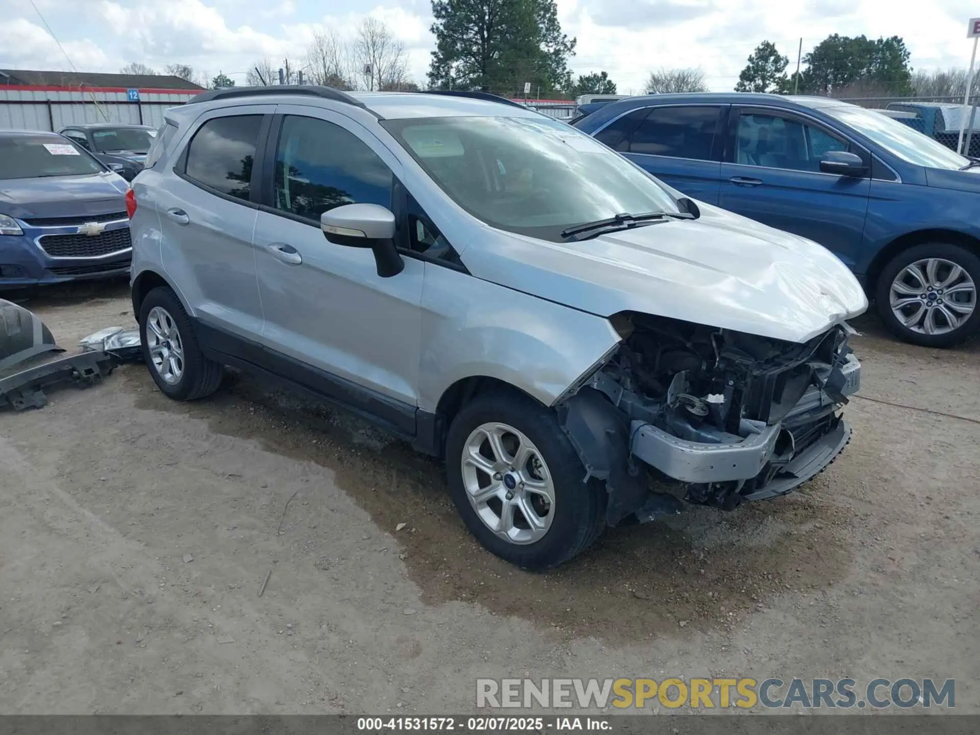 1 fotografías del automóvil dañado MAJ3S2GE7KC256969 FORD ECOSPORT 2019