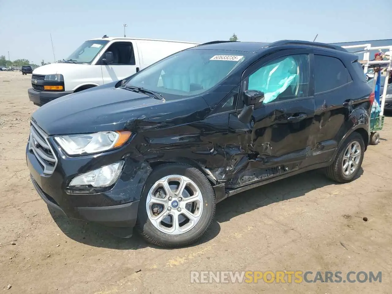 1 fotografías del automóvil dañado MAJ3S2GE7KC268636 FORD ECOSPORT 2019