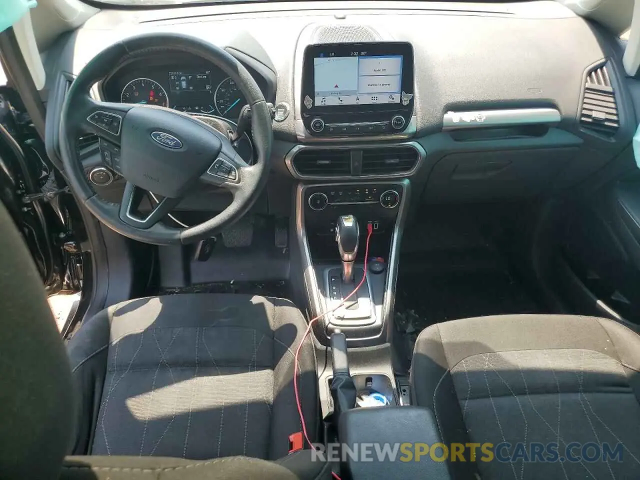 8 fotografías del automóvil dañado MAJ3S2GE7KC268636 FORD ECOSPORT 2019