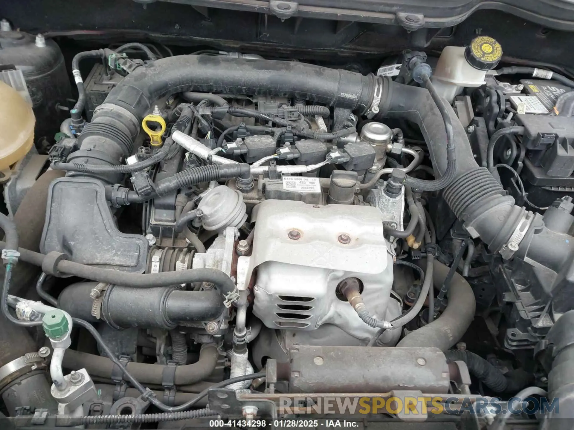 10 fotografías del automóvil dañado MAJ3S2GE7KC271701 FORD ECOSPORT 2019