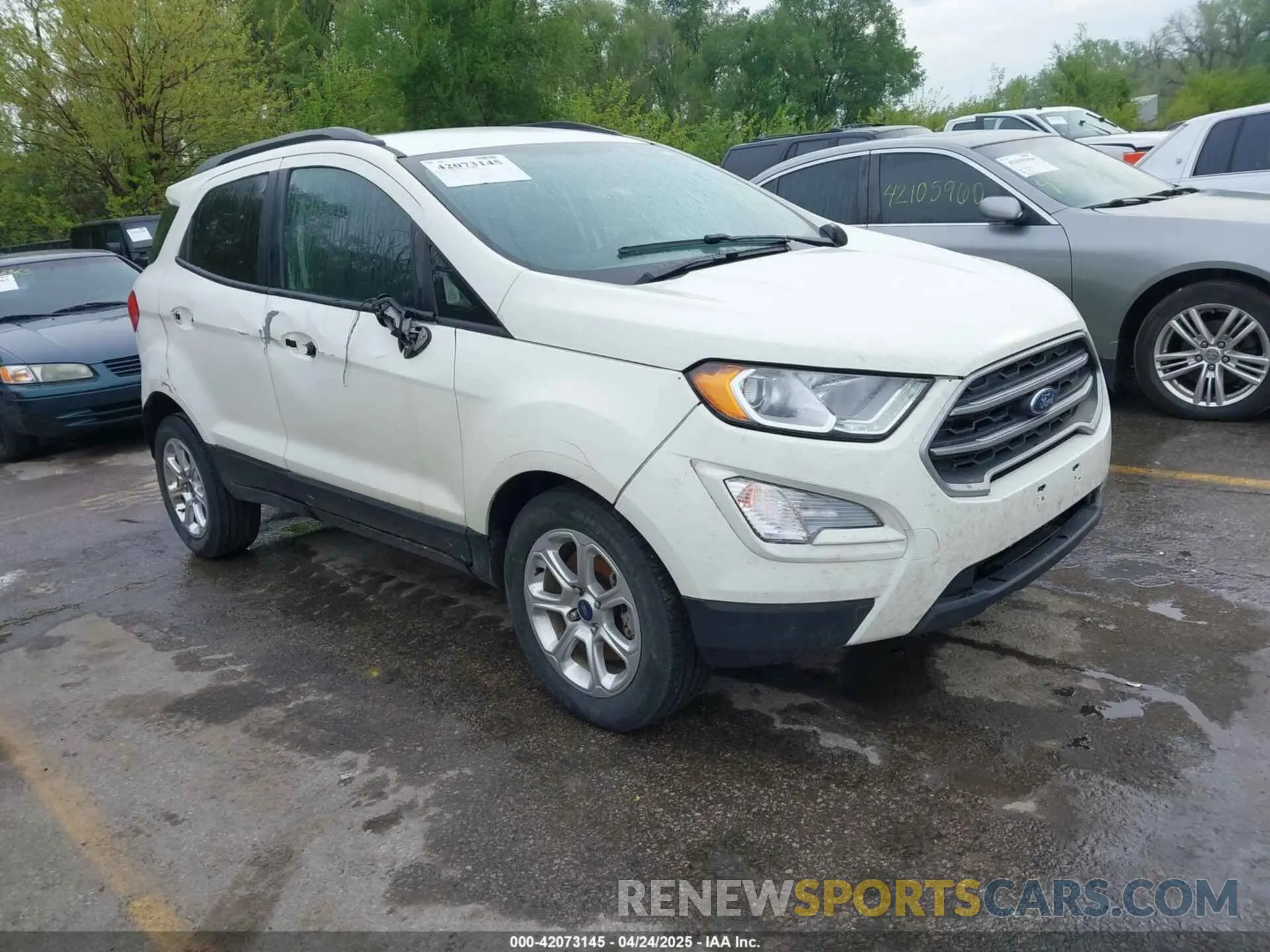 1 fotografías del automóvil dañado MAJ3S2GE7KC290961 FORD ECOSPORT 2019