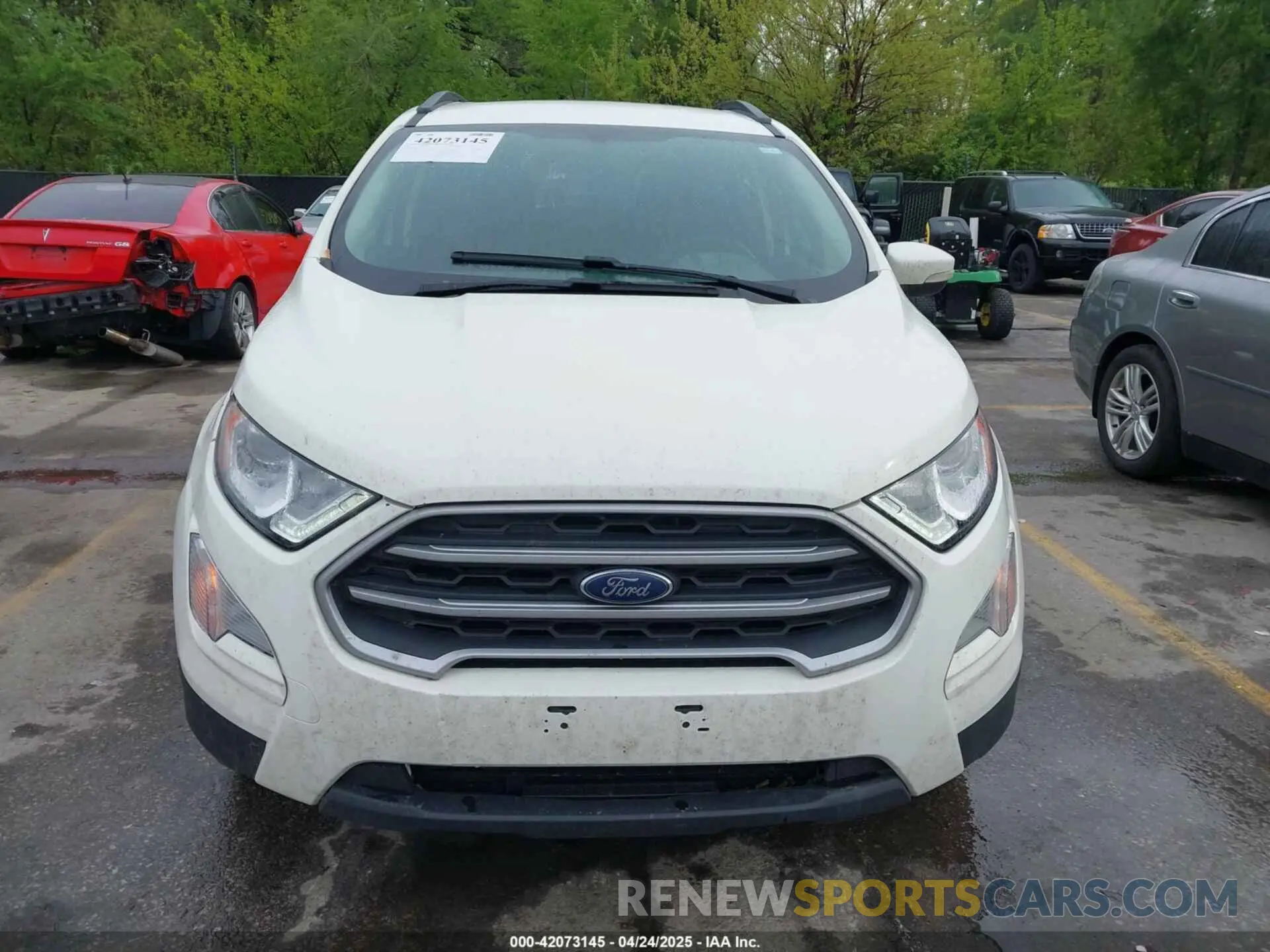12 fotografías del automóvil dañado MAJ3S2GE7KC290961 FORD ECOSPORT 2019