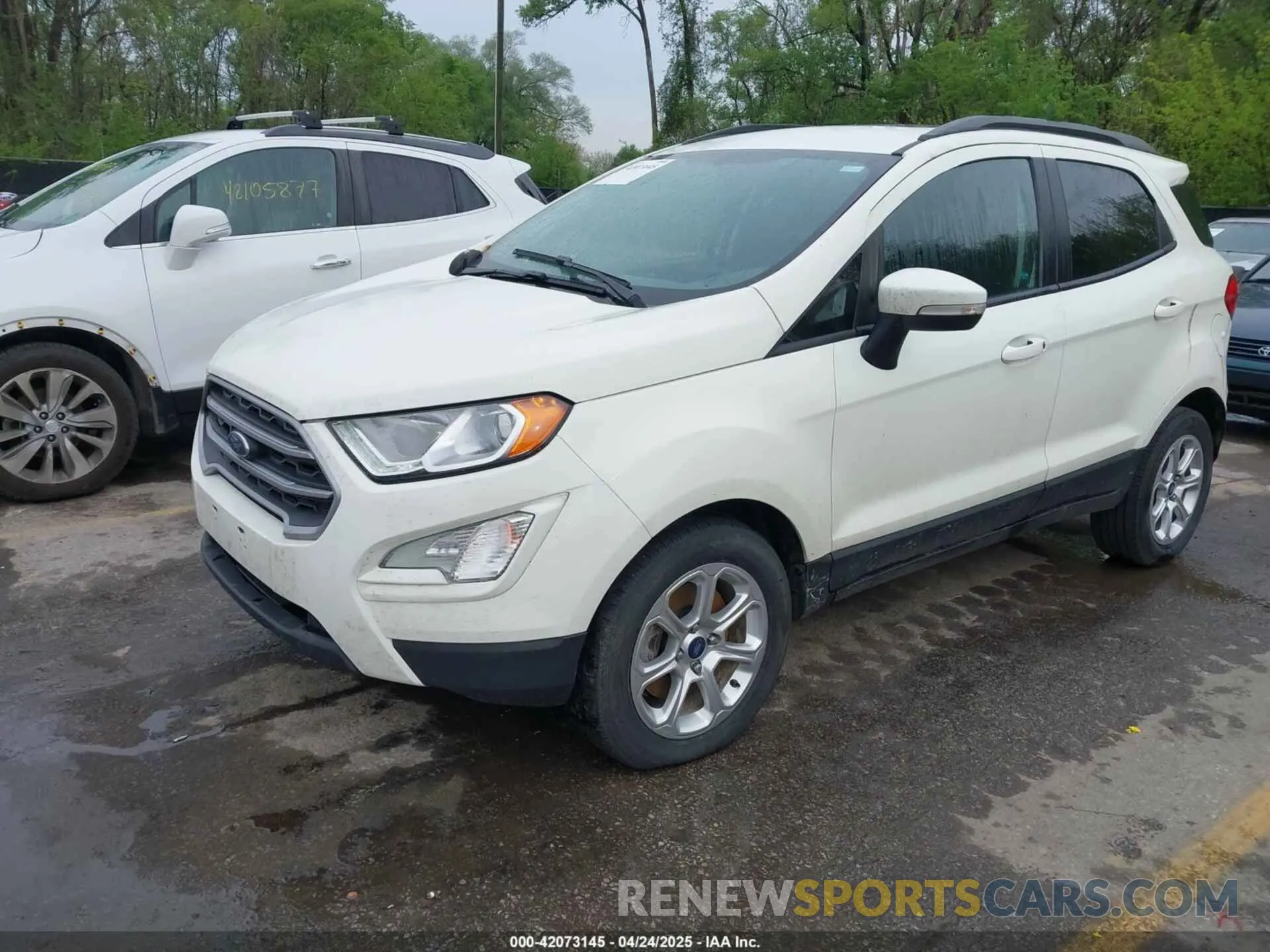 2 fotografías del automóvil dañado MAJ3S2GE7KC290961 FORD ECOSPORT 2019