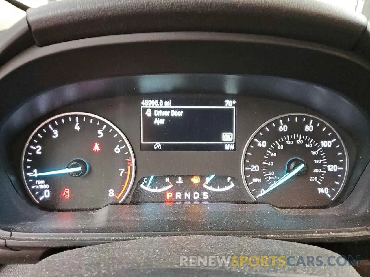 9 fotografías del automóvil dañado MAJ3S2GE8KC283064 FORD ECOSPORT 2019